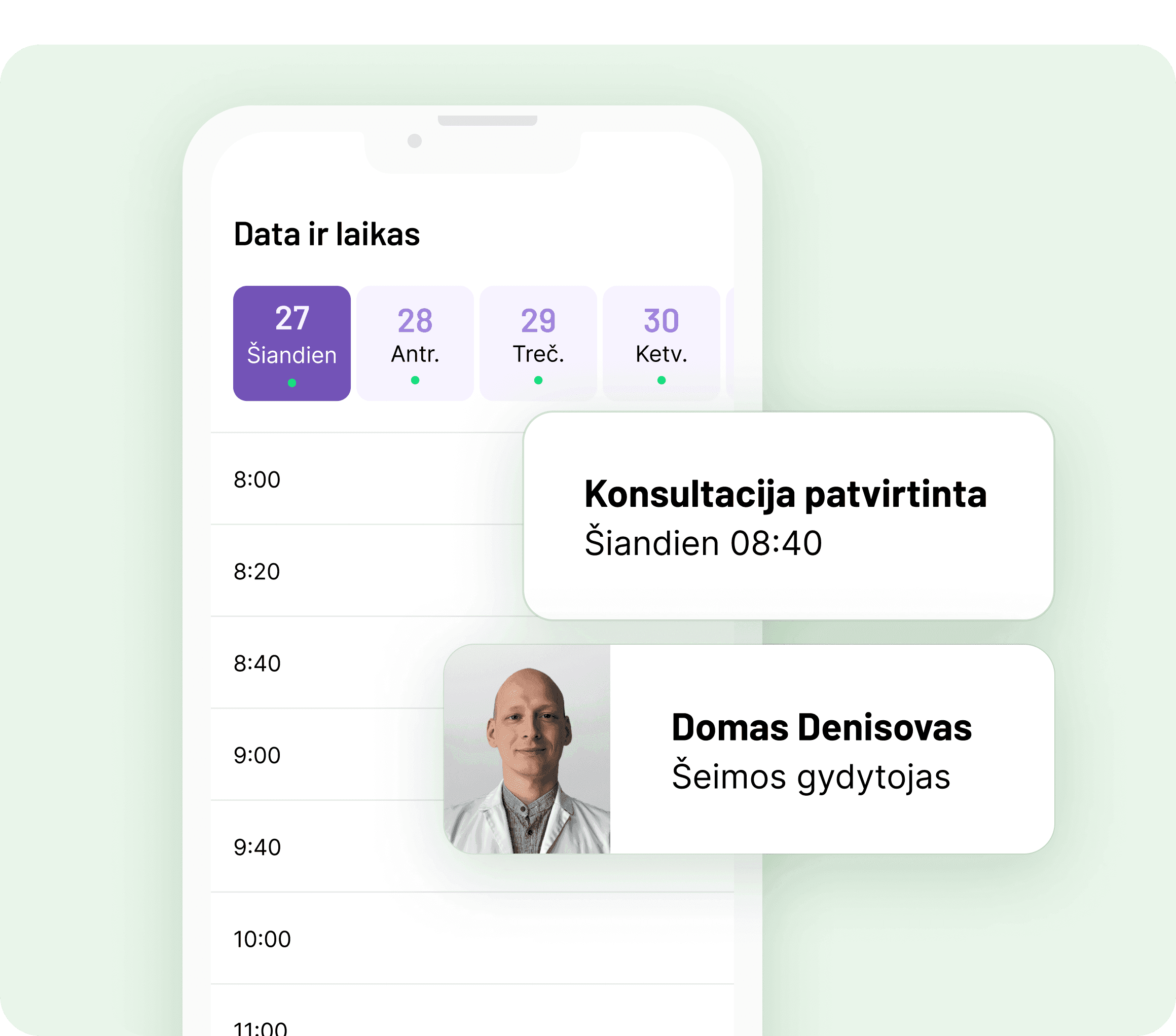 uhealth | Mažiau sugaišto laiko